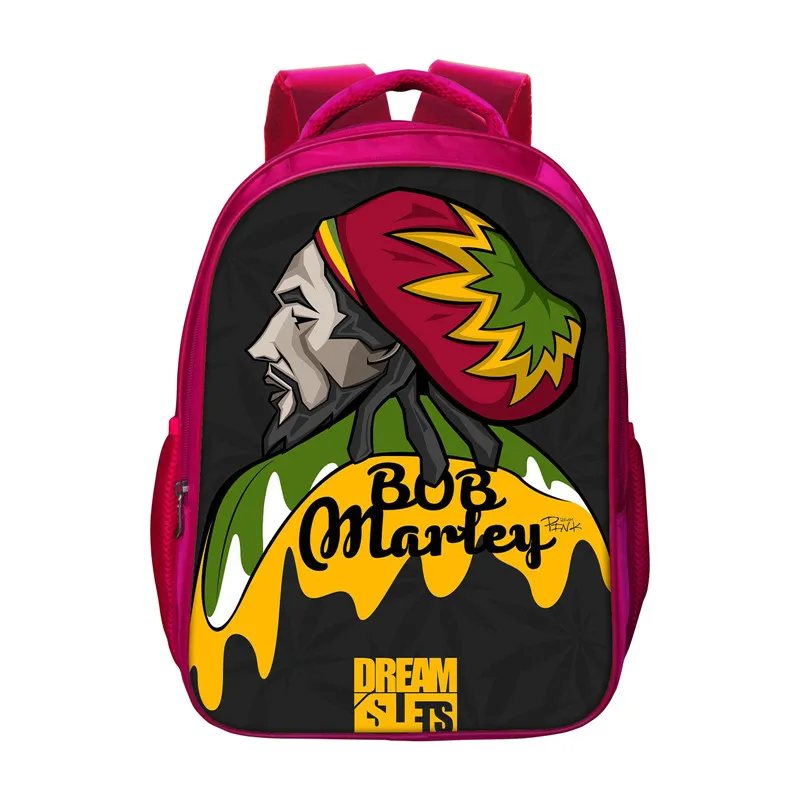

Classic Bob Marley Backpacks For Girls Children Kids Red Bookbags New Travel Bag Women School Bags Big Capacity School Bag Gifts