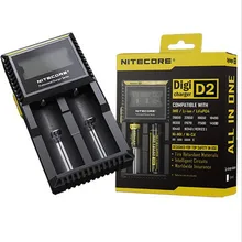 100 Original Nitecore D2 Digcharger Battery font b Charger b font LCD Display Nitecore font b