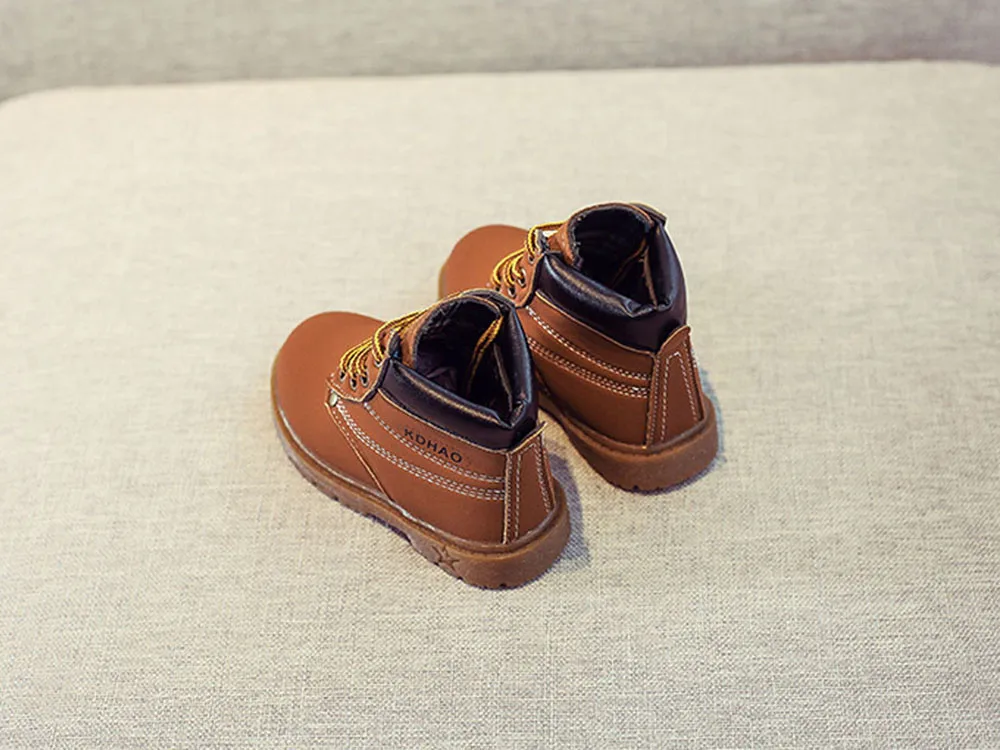 Kids Baby toddler boots girls Boys Autumn Winter Fashion Martin Boots Shoes Sneakers kids winter boots for girls#y4