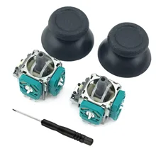 Bevigac 2 pçs potenciômetros 3d sensor joystick polegar varas tampa chave de fenda para ps4 magro pro xbox um controlador
