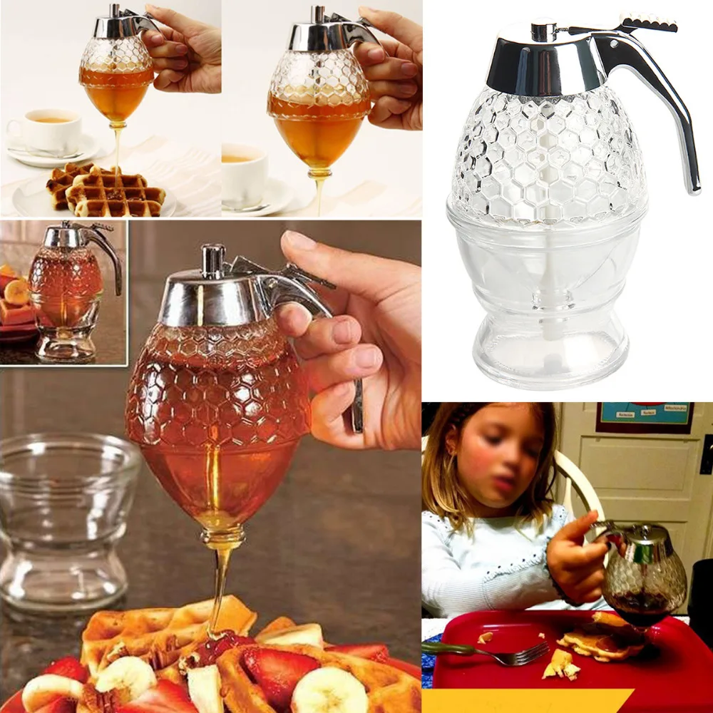 

Honey Dispenser Squeeze Bottle Honey Jar Juice Dispenser