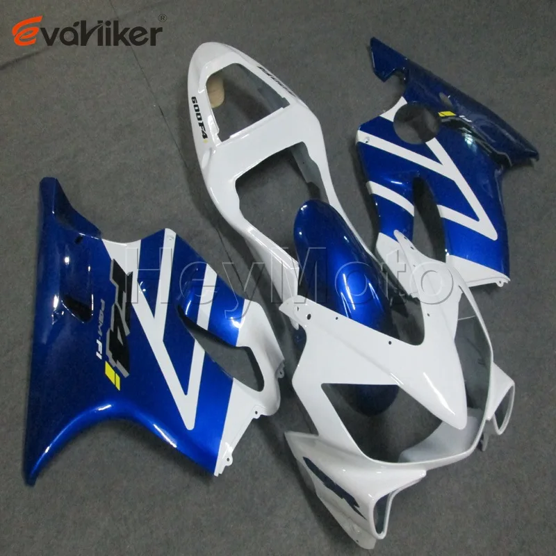 

ABS plastic Fairings for CBR600F4i 2001 2002 2003 blue CBR 600 F4i 01 02 03 white Injection mold motorcycle panels