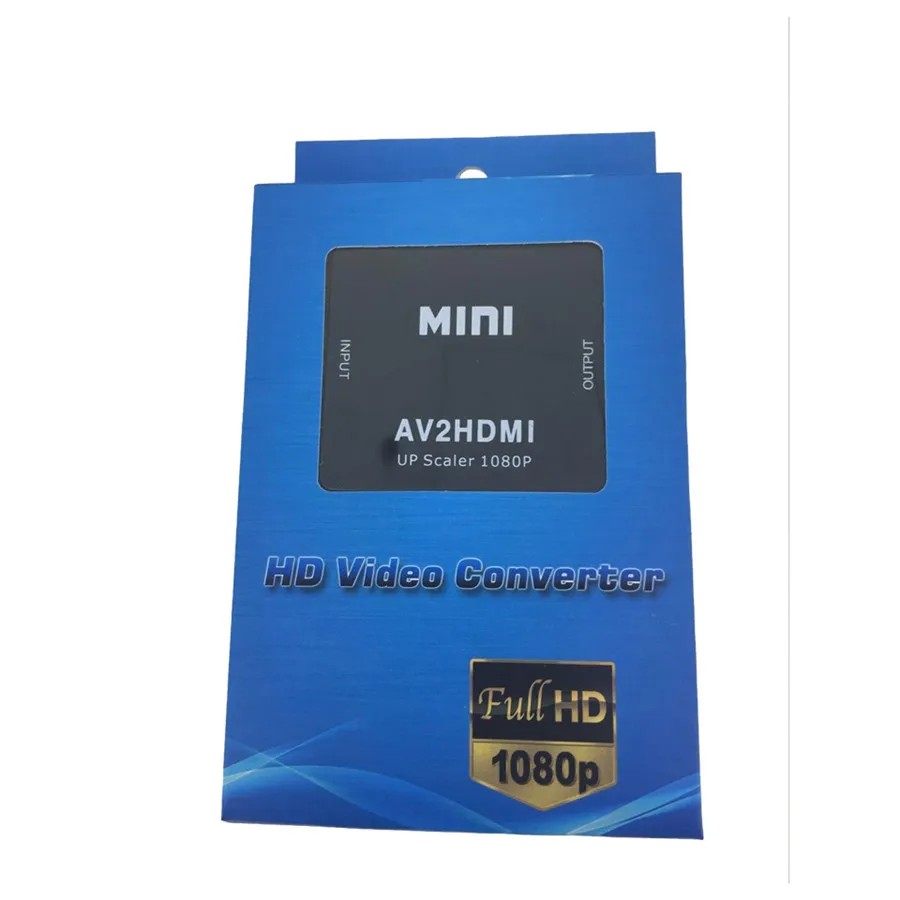 AV CVBS 3RCA в HDMI конвертер коробка 1080P видео AV2HDMI Мини адаптер для HDTV ПК| |