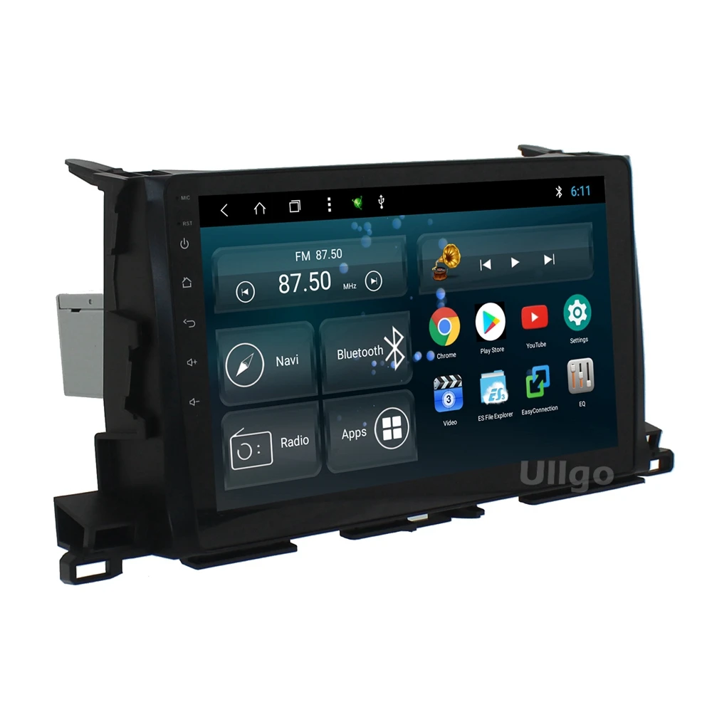 Flash Deal 10.1 inch Octa Core Android 8.1 Car DVD GPS for Toyota Highlander U50 Autoradio GPS Car Head Unit with BT RDS WIFI Mirror-link 1
