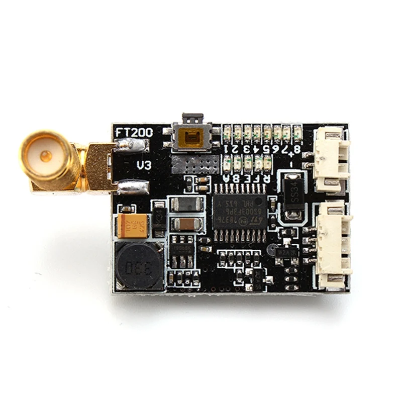 

Realacc GX210 5.8G 40CH 200mW Mini AV VTX FPV Transmitter RP-SMA