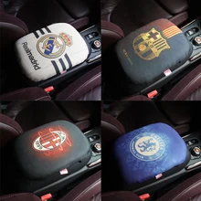 Linen Foam Car Armrest Pad Covers Universal Center Console Auto Seat Armrests Box Pading Storage Protection Cushion Sport Fan