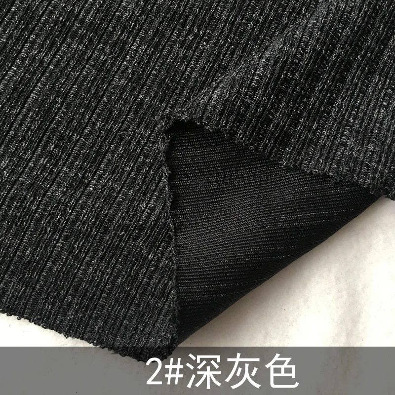 И зимнее платье дизайнерская ткань утолщенная трикотажная эластичная полоска