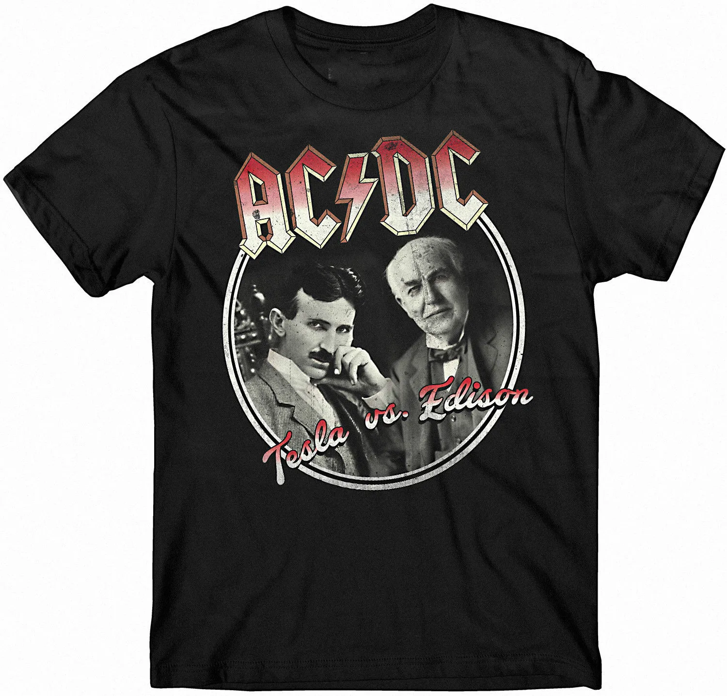 Nikola Tesla t shirt, Edison t shirt, ACDC, Free Energy t shirt