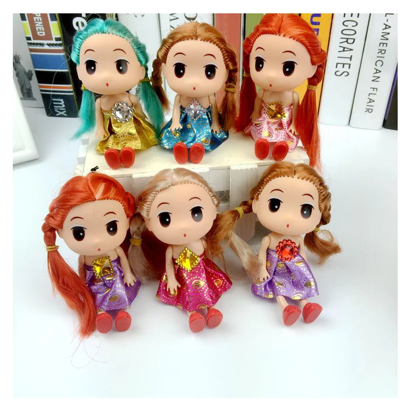 3pcs set 12 cm Confused font b Doll b font Wedding Princess Mini font b Dolls