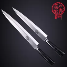 Free Shipping Toujiron Stainless Steel Western-style Sushi Sashimi Sashayed Knife Kitchen Cooking Slicing Fillet Knives