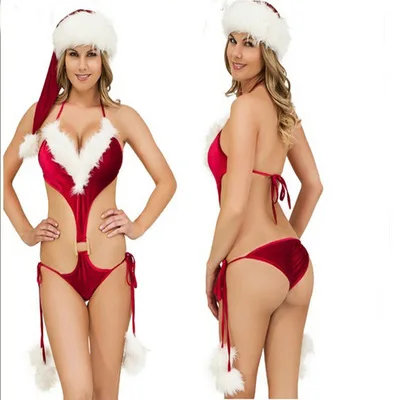 Теперь еще дешевле! женские рождественские костюмы сексуальное красное рождественское платье костюмы санта клауса униформа для взрослых