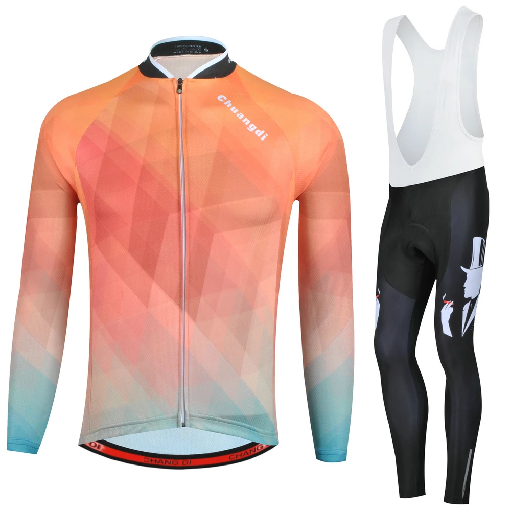 

ZM New 2019 Team TREKKING cycling jersey bike Long Sleeve Set Ropa Ciclismo quick dry pro Bicycling Maillot Culotte Clothing