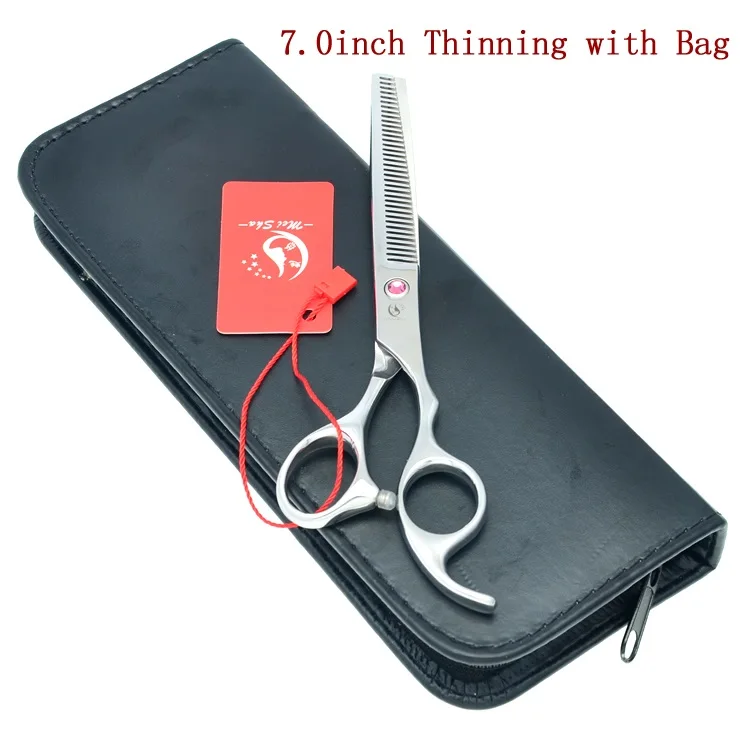 HA0103 7.0 add bag 6," 6,5" 7," JP440C машинка для стрижки собак ножницы для резки Thinninng Ножницы Профессиональные ножницы для ухода за домашними животными принадлежности HA0103 - Цвет: HA0103 7.0 add bag