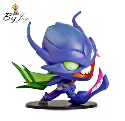 

Action Figure LOL Khazix Q version Game Office Hand Car PVC 10cm game Collectible Model gift toys dolls Anime Cartoon