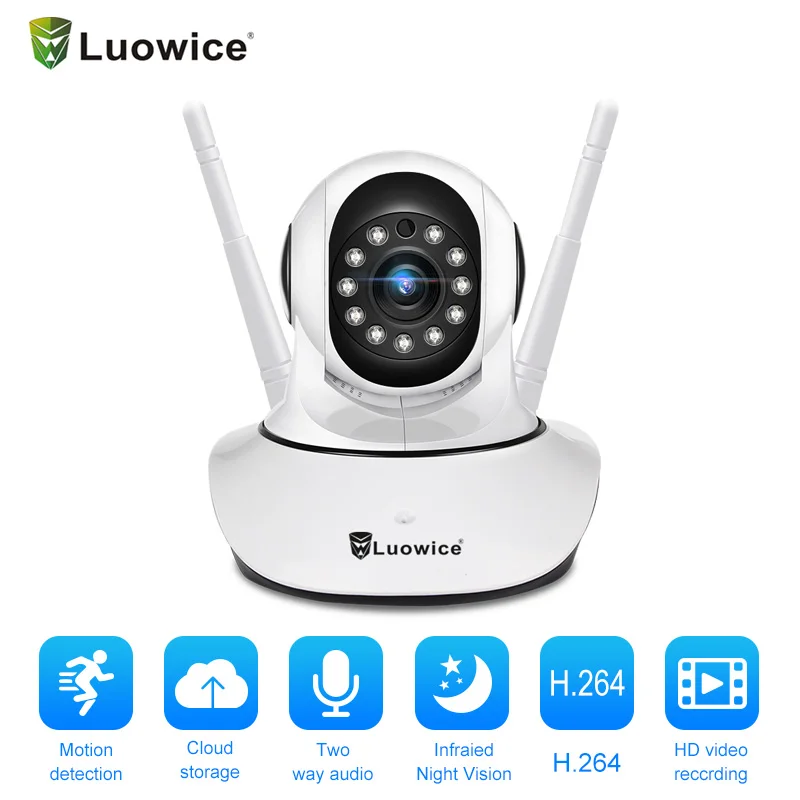 

Home Security IP Camera Wireless Smart WiFi Camera WI-FI Audio Record Surveillance pan tilt Ip camera HD Mini CCTV Camera