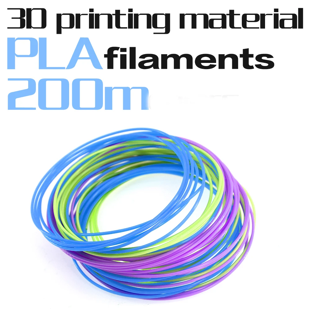 Ручка для 3D-принтера abs нить pla 1,75 мм 3d пластиковая нить abs 3d Ручка pla пластик 20 цветов abs 1,75 без загрязнения