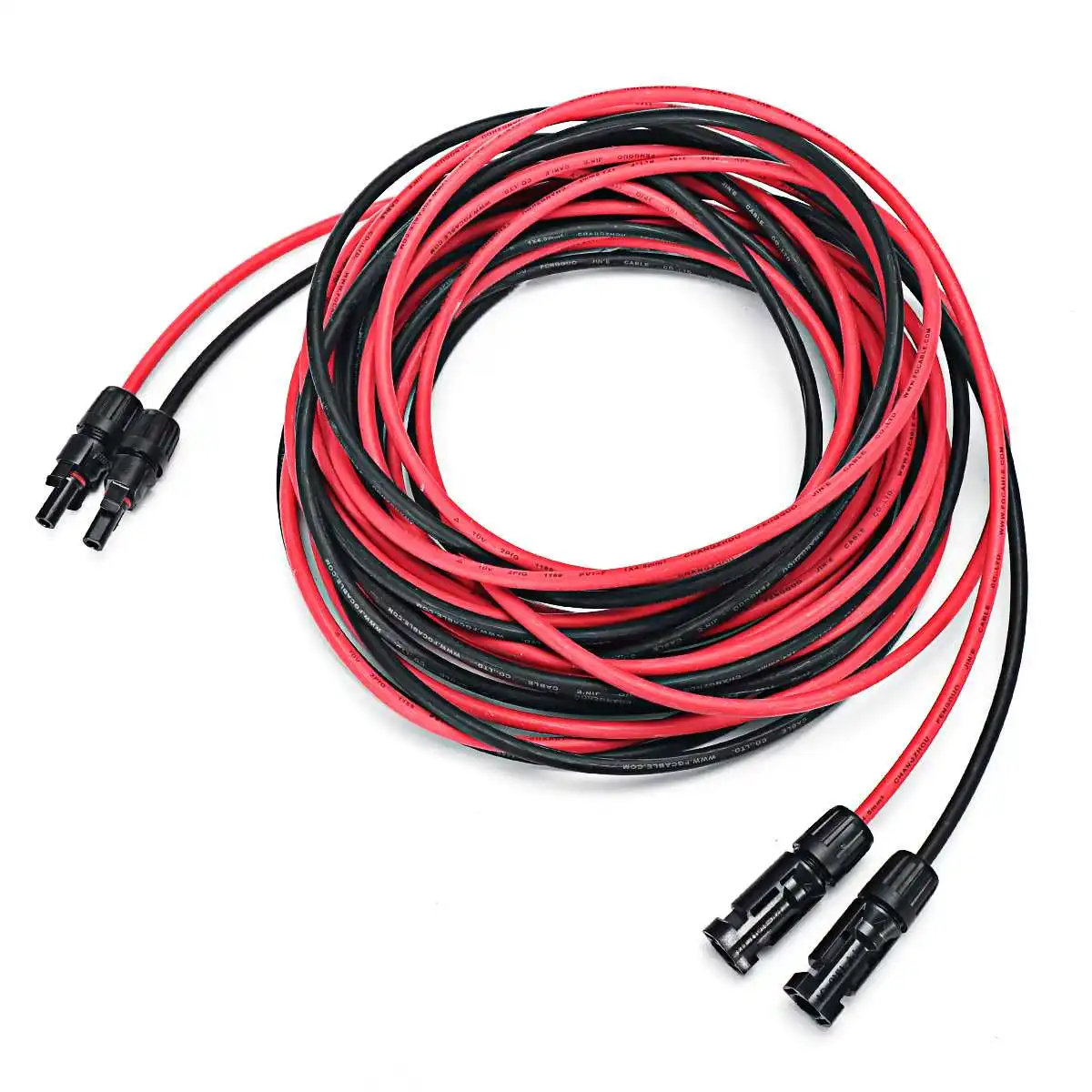 12AWG панели солнечных батарей удлинитель MC4 кабель линии фотогальванический разъём кабельный переходник модуль 9 м/8 м/5 м Авто запасные части - Цвет: 8m