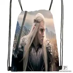 Custom The-Hobbit-Thranduil-and-Galadriel походная сумка на шнурке Cute Daypack Kids Satchel (черная спинка) 31x40 cm #180611-01-40