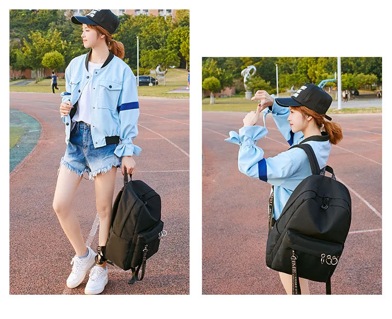 harajuku estilo mochila masculino