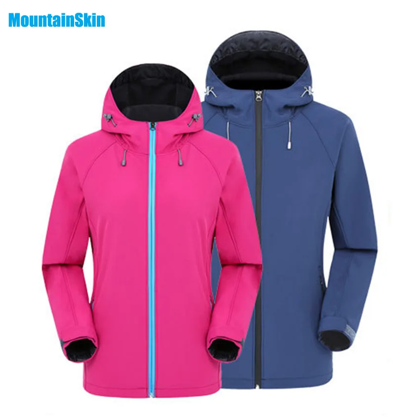 2017 Men Women Winter Inner Fleece Softshell Warm Outdoor Sports Brand Coats Hiking Camping Trekking Skiing Female Jackets MA066 men s winter inner fleece waterproof jacket outdoor sport warm brand coat hiking camping trekking skiing male jackets va063