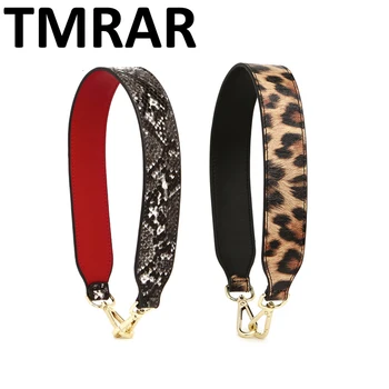 

New 2019 Fashion PU leather short panelled serpentine shoulder straps chic bag necessary strap you women shoulder belts qn187