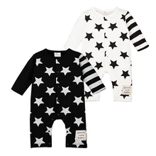 Star Romper Spring Autumn Fashion Newborn Baby Clothes Infant Boys Girls Rompers Long Sleeve Coveralls Roupas De Bebe Unisex