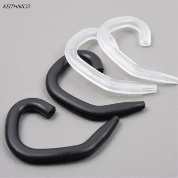 

2 Pairs Black Earhooks Universal Silicone Ear Clip Loops Hooks Earphone Headphone Ear Hanger Agrafe Earpod Hang On Ear