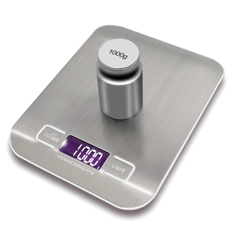 

LCD Electronic Kitchen Scales balance Cooking Measure Tools Digital Stainless Steel 10000g/1g digital Weighing Food scale
