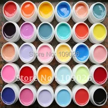 Горячая 30 шт./компл. различных цветов перламутровый УФ гель для ногтей