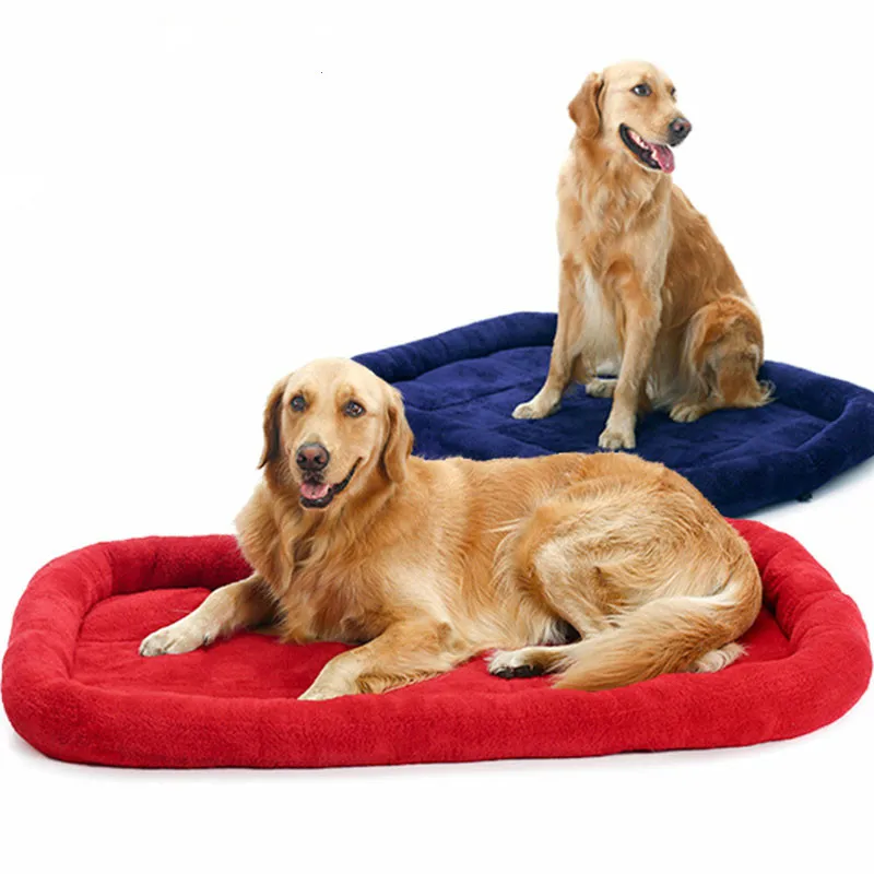 HJKL Large Dog Bed Big Size Pet Cushion Warm Sleeping Bed Golden