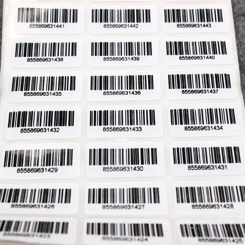 barcode stickers for inventory