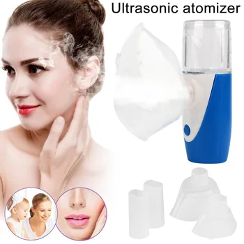 

New Portable Mini Ultrasonic Nebulizer Rechargeable Handhead Atomizer Inhaler Mesh Humidifier Sprayer VF 2018 Promotion Price