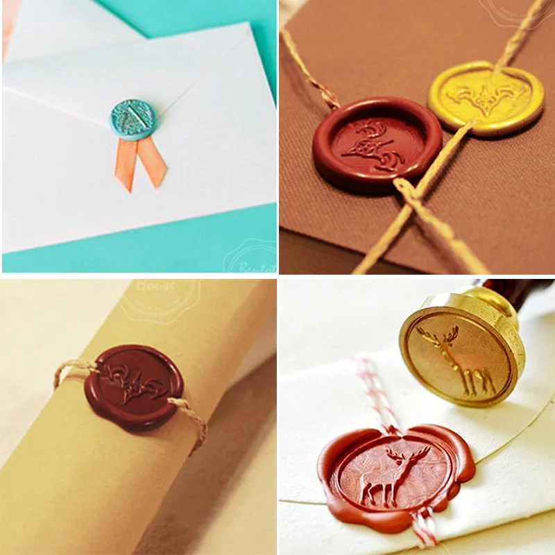 

1pc Sealing Wax Stick Retro Seal Stamp for Winered Documents Wedding Invitation