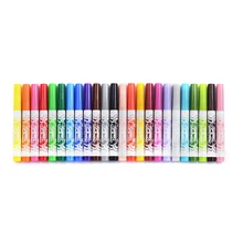 Marco 1632 безопасный нетоксичный Толщина воды Цвет ручки моющиеся 12/24/36 Цвета маркер для рисования для детей рисунок товары для рукоделия