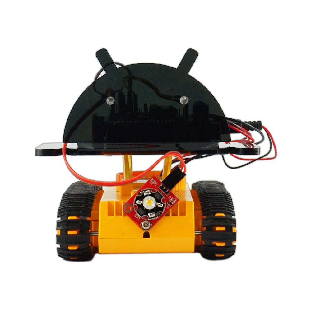 2 layer Line tracing smart carDamping balance Tank Robot Chassis Platform high power Remote Control DIY crawle shock absorption