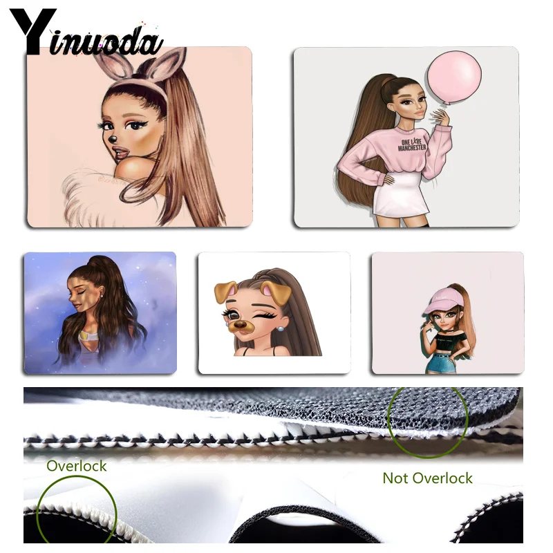 Yinuoda мой любимый Ariana Grande комфорт Мышь коврик игровой Мышь pad Размеры для 18x22 см 25x29 см резиновая Мышь коврики