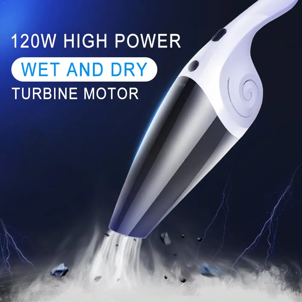 

Portable Handheld Vacuum Cleaner for Car High Power 120 W/12V Car Vacuum Wet and Dry Car Vacuum Cleaner