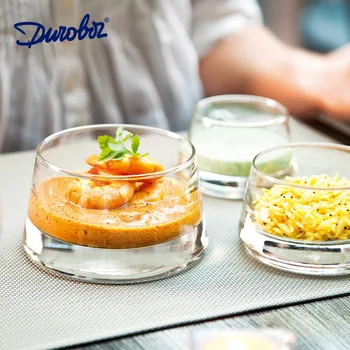 

Creative Dessert Multi-Layer Plate Glass Salad Bowl Dish Western Restaurant Coffee Shop Dessert Serving Plates Set