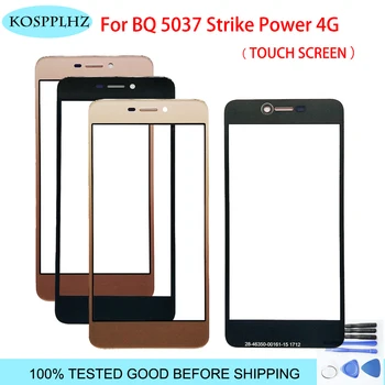 

front outer glass For Bq 5037 strike power 4G Touch Screen Touch Panel Lens Replacement + Tools