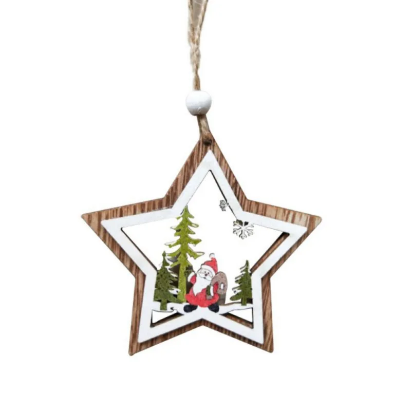 

White Five-star Christmas Ornaments Home Garden New Year Festive Party Supplies Christmas Decorations For Home Hot