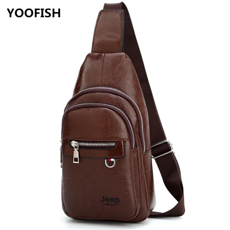 

Hot sale PU chest bag, shoulder bag, new men's outdoor chest bag, single shoulder crossbody bag for men XZ-098 Free shipping.
