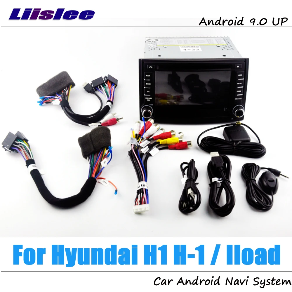 Perfect Liislee Android 9 4+32G For Hyundai H1 H-1 Iload 2007~2012 Stereo Car Video Carplay GPS Navi Map Navigation System Multimedia 4