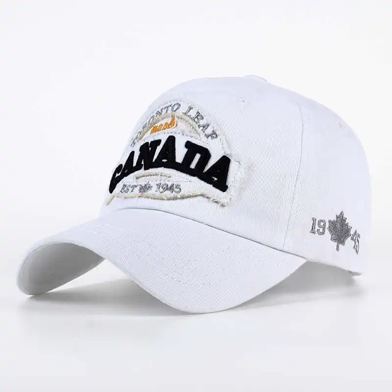 Новое поступление высокое качество snapback кепка хлопок бейсбольная кепка Канада клен вышивка шляпа для мужчин женщин унисекс Кепка