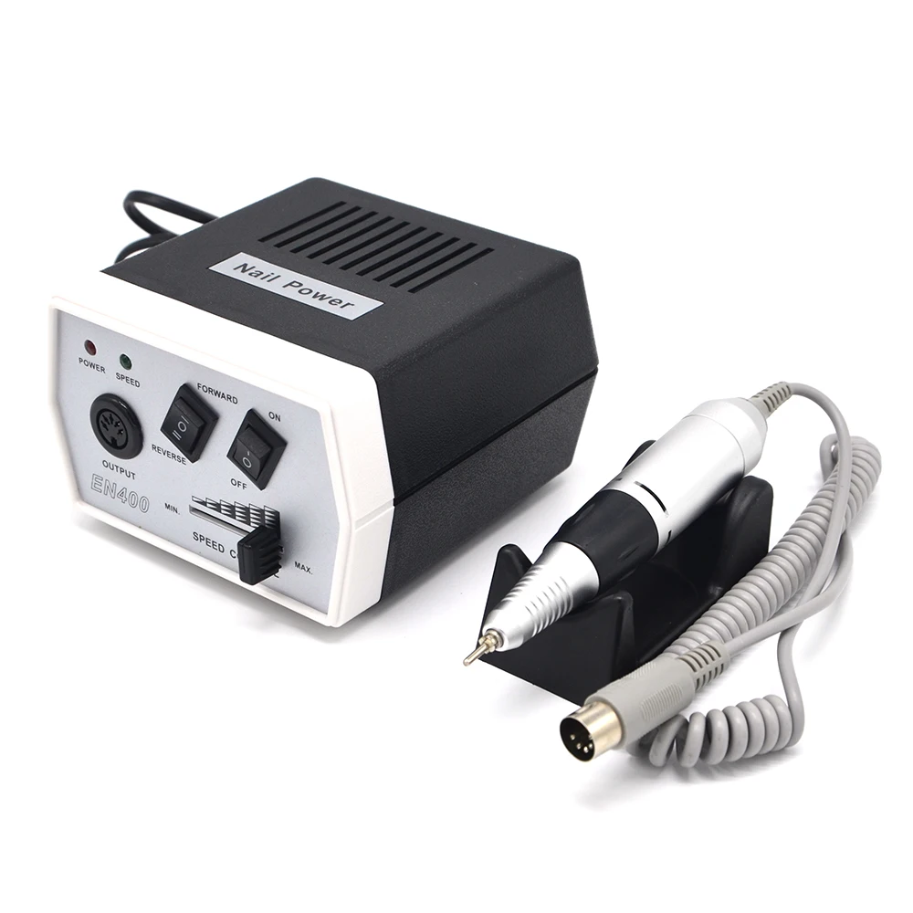 The 35W shape of Black box can control the speed of Manicure Equipment Nail Polishing Machine with  nail drill machine