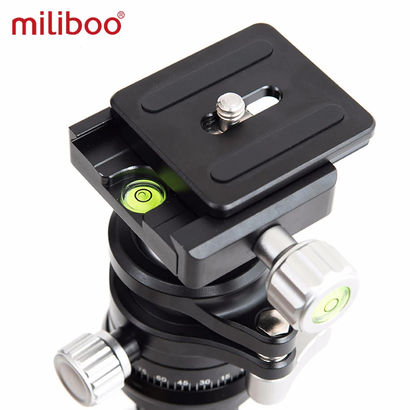  miliboo camera tripod/monopod Aluminum Video Camera Portable Tripod Fluid Head 50mm Bowl