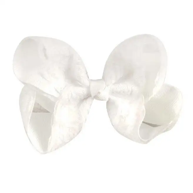 Grosgrain and lace twisted bow7