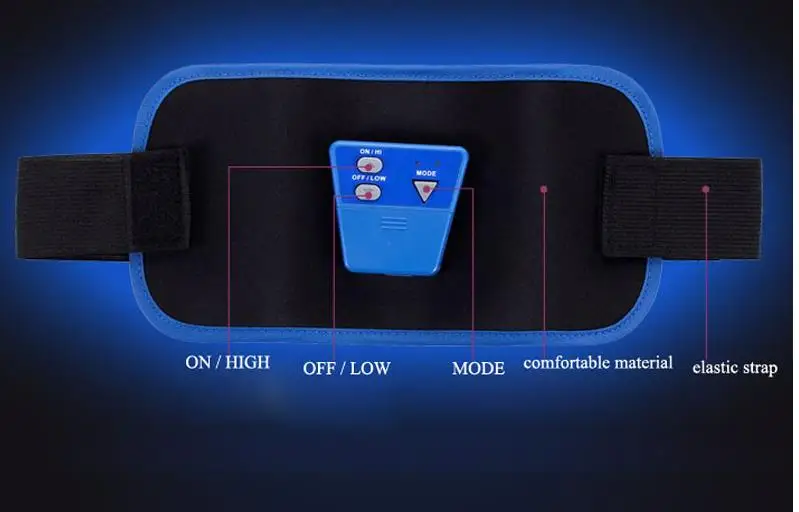 Massage belt rejection fat belt to reduce weight thin body electronic waist physiotherapy instrument