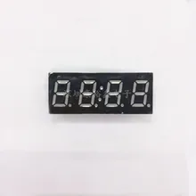 100 шт. общий анод 0,4 дюймов цифровые часы-трубка 4 биты цифровой led дисплей 0,4 дюймов красная цифровая трубка