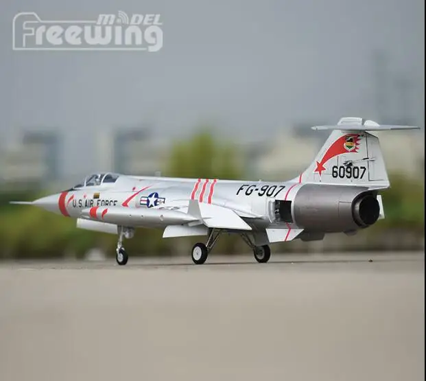 Самолёт на радиоуправлении Freewing F104S F 104 90 мм jet PNP роскошная версия|electric rc airplane|rc