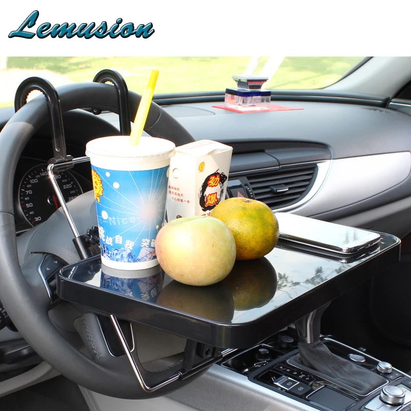 

Car-styling 1X Car Multifunctional computer stand Accesories Tray with drawer For Chevrolet cruze aveo Hyundai i30 i20 Mazda 3 6